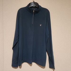 Holderness & Bourne Mens The Westland Quaterzip Pullover Xtra Large